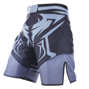 กางเกงฝึกซ้อมมวย MMA ปี 2026 ขายดี พร้อมโลโก้สั่งทำได้ สีพื้น ผ้าโพลีเอสเตอร์ ชุดยิวยิตสูสำหรับผู้ใหญ่ บริการ OEM พร้อมให้บริการ - Product Image 2