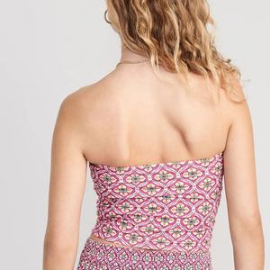 Hauts bustiers de sport respirants de haute qualité hauts sans manches fitness et yoga pour femmes motif imprimé XS-XXL - Product Image 3