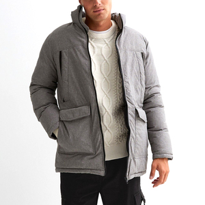 High Quality Parka <b>Jackets</b> 2023 Fitness Sports Solid Color Wind breaker <b>Summer</b> Parka <b>Jacket</b> Man For <b>Men</b> - Product Image 3