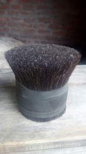 Bouquets de poils de buffle faits à la main, noir naturel, matériau artisanal rustique pour la décoration intérieure - Product Image 6