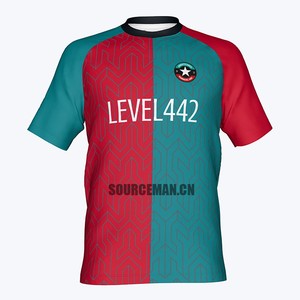 Fabricant OEM chinois, impression personnalisée, design personnalisé, ensemble de maillots de football de futsal pour jeunes hommes 7v7 3v3, uniforme en sublimation intégrale - Product Image 1