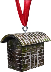 Article d'artisanat indien Conception de cabane Finition colorée Design vintage Article en gros Arbre de Noël en métal Article de décorations suspendues - Product Image 2