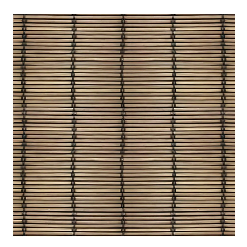 2.2mm Plain Weave bambu carbonizado bambu cortinas Material