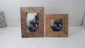 Pierre d'améthyste de la meilleure qualité avec produit en bois pour un usage de mariage, décoration de la maison, vente chaude, cadre photo, cadeau de mariage, dessus de table - Product Image 6