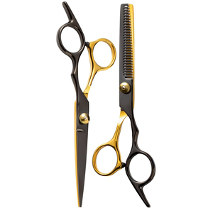 Juego de 7 Tijeras de Peluquería de Acero Inoxidable de 6'' con Peines y Estuche, Logotipo Personalizado, Navajas para Hombres y Mujeres, Uso en Salón - Product Image 2