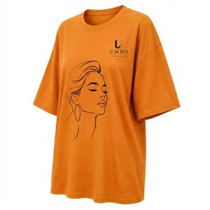 เสื้อยืดโอเวอร์ไซส์แฟชั่นผู้หญิง คอลเลคชั่นสตรีทสไตล์ลำลองขายดี พร้อมบริการผลิตแบบ OEM รับทำโลโก้ส่วนตัว - Product Image 1