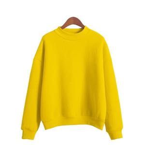 Prix abordable – Nouveau pull molletonné uni pour femme, col montant, coupe ample - Product Image 4