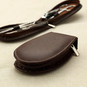 Premium Rose Gold Professional Manicure Kit 12pc Pedicure <b>Set</b> with 4 in 1 <b>Nail</b> Clipper Stainless Steel Tools & Travel Bag - Product Image 6