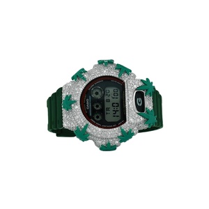 Montres élégantes demi-serties de moissanite, boîtier unique en argent sterling, pièce intemporelle pour les soirées - Product Image 2