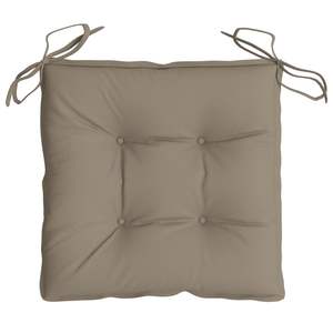 Ensemble de 4 coussins d'extérieur en tissu Oxford taupe, 100% polyester, coussin de palette - Product Image 5