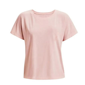 Camiseta corta transpirable rosa sexy para mujer, camiseta lisa de talla grande, estilo urbano, tallas grandes para mujer - Product Image 1