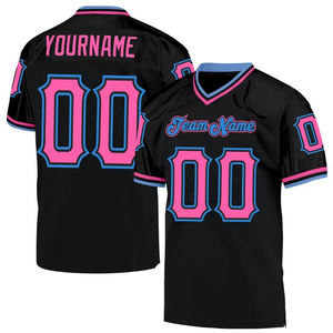 Vêtements de sport unisexes, maillot de football américain de haute qualité, respirant, en stock, séchage rapide, maillot de football américain uni - Product Image 3