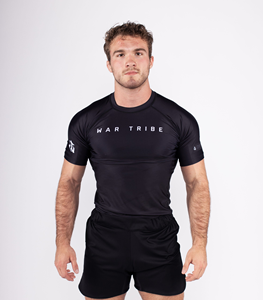 Camiseta de Compresión de Manga Larga para Hombre, Marca War Tribe, Color Negro, de Secado Rápido, para Gimnasio, Deportes, Entrenamiento, Grappling - Product Image 6