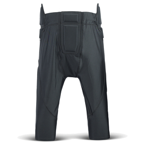 Mens Black Padded Football Pants Belt Closure Breathable <b>Athletic</b> Sportswear Practice Game Performance Football Gear football - Product Image 4