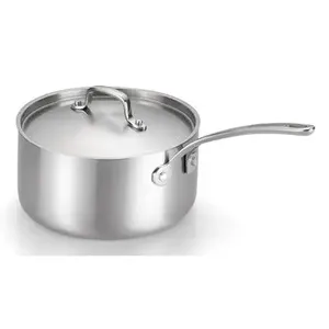 Stainless Steel Sauce <b>Pan</b> for Healthy Cooking Ideal for Oil Free Recipes <b>Soups</b> Gravies Curries and Stews Buy metal - Product Image 4