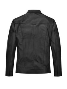 เสื้อแจ็คเก็ตหนังสีดำของเดวิด - Product Image 3
