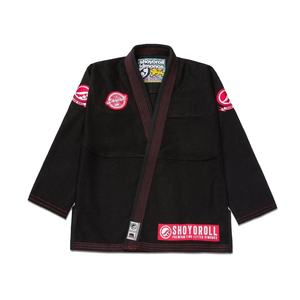 Kimono de Jiu-Jitsu Brésilien Professionnel Noir Shoyorol Carmine pour Compétition, Ensemble de Tenue d'Entraînement CP-BJJ-44 - Product Image 1