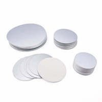Vente en gros de joints d'étanchéité par induction thermique en feuille d'aluminium pour bouteilles et bocaux en HDPE, anti-déversement, marque BK