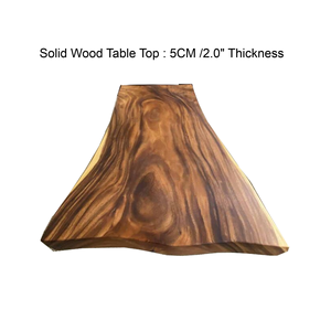 Table à manger rectangulaire en bois de suar massif, contemporaine et moderne, durable, pour la maison, les hôtels, les villas, les appartements, mobilier de salle à manger, 8 places - Product Image 4