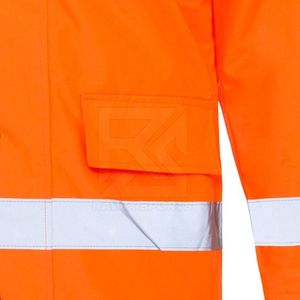Custom Reflective <b>Softshell</b> Work <b>Jacket</b> Breathable <b>High</b> <b>Visibility</b> Safety Outerwear CE Certified Mechanic Industrial Workwear - Product Image 4