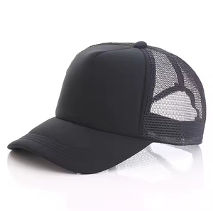 Unisex Trucker <b>Cap</b> Camouflage Mesh Front White Panel Adjustable Hat Casual Spring Summer 6-Panel Design - Product Image 4