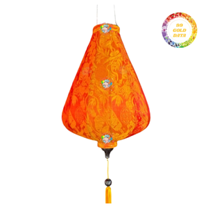 Lámpara Colgante de Seda Impermeable para Exteriores con Diseño Tradicional Vietnamita para la Cadena de Suministro de Eventos Globales - Product Image 6