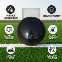 Ballon de hockey personnalisé sans fossettes en PVC durable – Ballon d'entraînement et de pratique à surface lisse pour joueurs