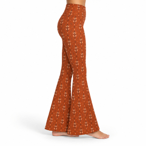 Bell Bottom <b>Legging</b> Offers Comfortable Stretch Smooth Texture And Easy Movement For Exercise Fitness And Modern Everyday Wear - Product Image 5