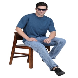 เสื้อยืดคอกลมผู้ชายทำจากผ้าฝ้ายออร์แกนิก PV แบบมีวิธีการพิมพ์ที่แตกต่างกัน - Product Image 4