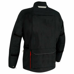 Chaqueta de moto de invierno para hombre de talla grande de último diseño, nueva llegada, piel de oveja a la moda con logotipo personalizado y cuello levantado - Product Image 2