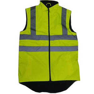 Vestes de travail coupe-vent personnalisables haute visibilité ANSI Classe 2 pour agents de sécurité, imperméables et réfléchissantes, style streetwear - Product Image 5