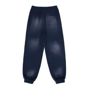 Pantalon de jogging décontracté pour homme, coupe droite, délavé à l'acide, 100 % coton, écologique, prix de gros, nouvelle collection - Product Image 5