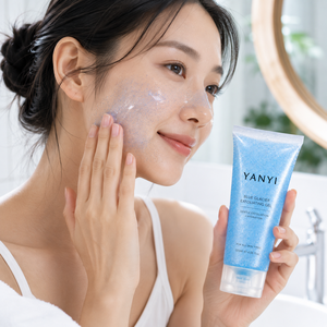 YANYI บลู กลาเซียร์ เอ็กซ์โฟลิเอติ้ง เจล 120 มล. สำหรับทุกสภาพผิว การผลัดเซลล์ผิวอย่างอ่อนโยน การดูแลผิวหน้าให้ความชุ่มชื้น - Product Image 3