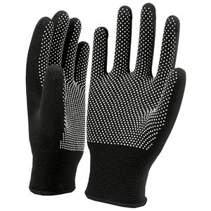 Meilleur prix jauge 13 polyester tricoté simple face PVC pointillé gants doux confortable sécurité travail main points polyester gants - Product Image 1