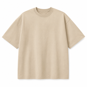เสื้อยืดผู้ชายทรงหลวม หนัก 210 กรัม 2 สี ไซส์ใหญ่ ไหล่ตก ผ้าไม่เป็นขุย ระบายอากาศได้ดี ผ้าฝ้าย 100% - Product Image 2
