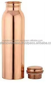 Botella de agua de cobre martillado, recipiente de cobre puro Ayurvédico, botella de agua para yoga, botella de agua de cobre para beber, novedad - Product Image 5