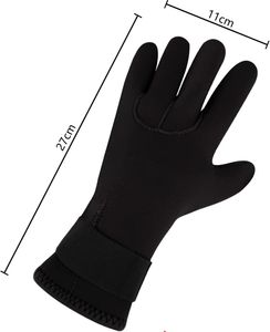 Full Finger Neoprene Diving Gloves Adjustable Wrist <b>Strap</b> Anti Slip Snorkeling Spearfishing Gloves 2026 Premium Diving Gloves - Product Image 4