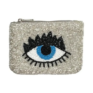 Porte-monnaie élégant fait main avec des perles, mini portefeuille élégant pour femmes à prix abordable - Product Image 1