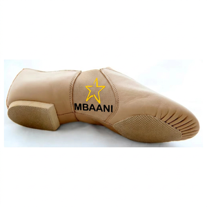Zapatos de Baile Jazz Suaves MBAANI, de Cuero Genuino, Estilo Ballet con Logotipo de Estrella, Unisex - Product Image 3