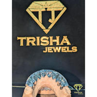 Grillz en Moissanite de Haute Qualité VVS, en Argent Sterling 925, Style Hip Hop Iced Out, Capuchons Dentaires, Bijoux Personnalisés par Trisha Jewels