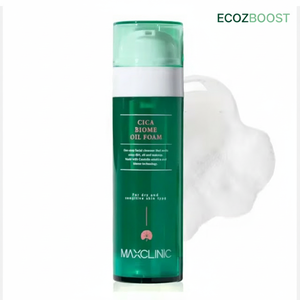 [MAXCLINIC] มิเนอรัล ซิก้า ไบโอม ออยล์ โฟม วิธ วิตามิน ซี ทำความสะอาดล้ำลึกและทำความสะอาดรูขุมขน 110 มล. เครื่องสำอางเกาหลี ขายส่ง - Product Image 2