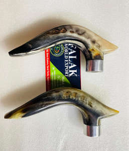 Grande échelle de corne de mouton de haute qualité sculptée à la main et polie Ram Animal fait à la main artisanat naturel pour manche de couteau par FWE - Product Image 6