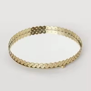 Plateau à chocolat élégant en métal, plateau de service pour desserts en acier inoxydable, plateau de présentation de bonbons, utilisation en cuisine et salle à manger - Product Image 6