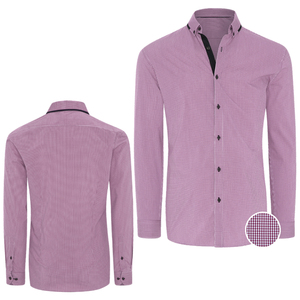 Camisa de Vestir Formal de Manga Larga para Hombre, 100% Algodón Premium, Corte Slim Fit, Casual de Negocios, Secado Rápido, Antiarrugas, Transpirable - Product Image 1