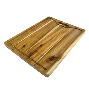 Tabla de Cortar de Madera de Caucho Resistente de Primera Calidad, Tabla de Cortar Rectangular Grande de Madera, Suministro de Fábrica - Product Image 1
