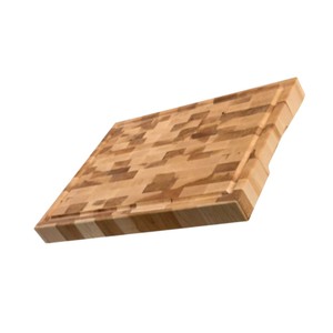 Juego de tablas de cortar de madera de acacia de primera calidad con ranura para jugos y patas antideslizantes para uso en la cocina al precio más bajo. - Product Image 3