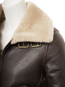 Chaquetas de Cuero Genuino para Mujer, Diseño Personalizado, Transpirables, Ligeras y Cómodas, Chaquetas de Cuero Elegantes para Invierno, OEM - Product Image 6