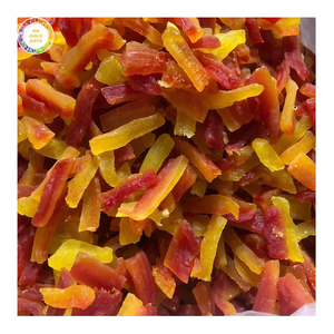 Premium Dried Papaya Strips Natural <b>Sweet</b> Tropical Fruit Snack Low Moisture Dehydrated Papaya Spears Wholesale Bulk <b>Packaging</b> - Product Image 1