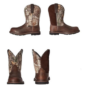 Bottes de cowboy professionnelles imperméables pour l'équitation et la chasse, bottes de cowboy occidentales pour hommes, hautes - Product Image 4