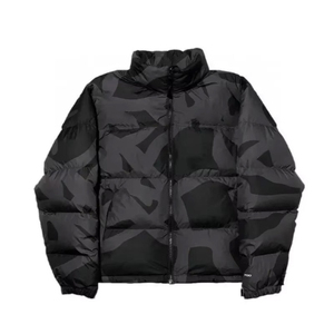 <b>Men</b>’s Winter Puffer <b>Jacket</b> Full Zipper Quilted <b>Lightweight</b> Insulated Warm Down Coat Windproof Casual Outdoor Wholesale - Product Image 1